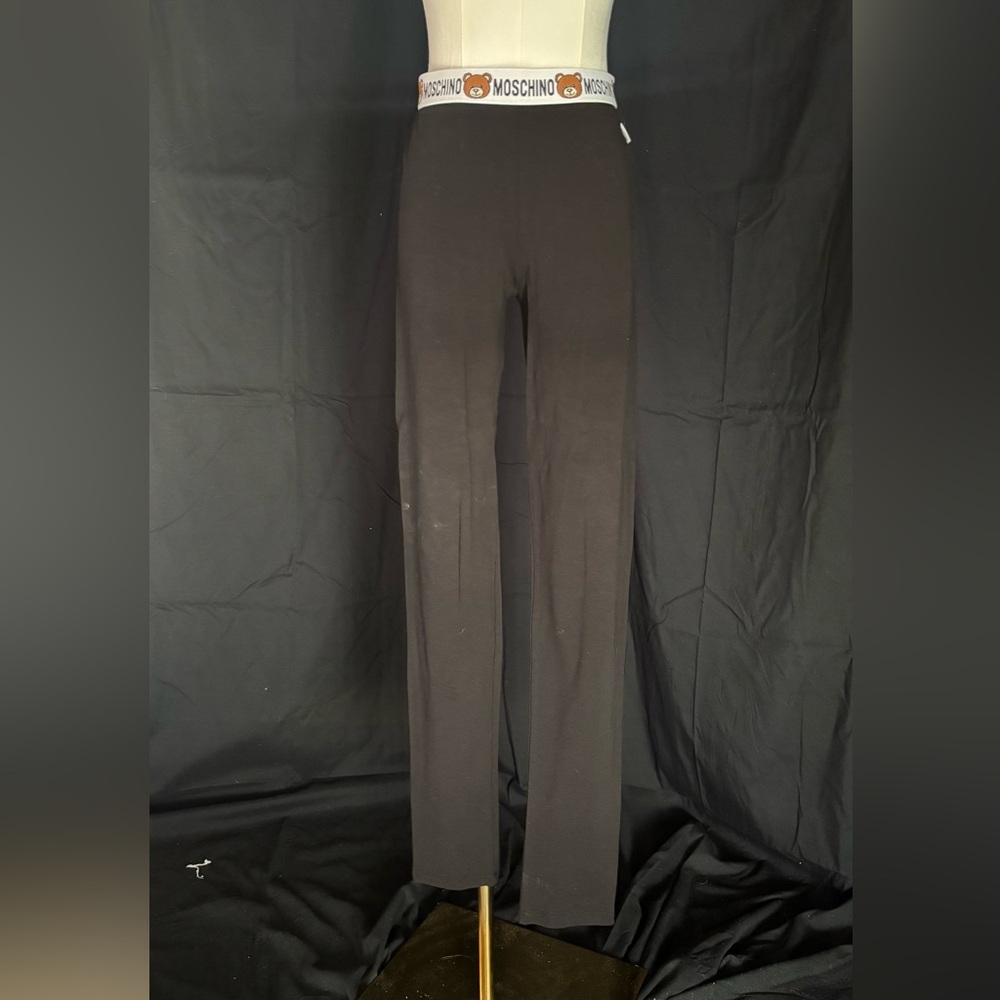 Moschino Black Straight Leg Women's Pants
